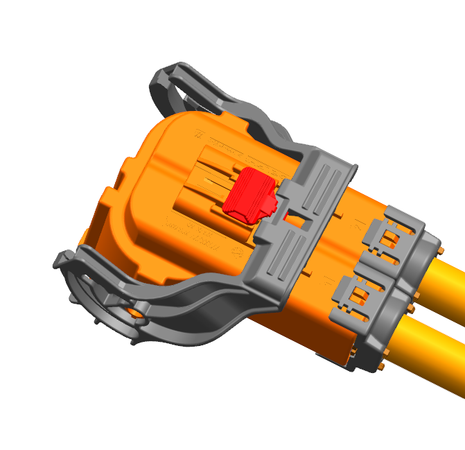 AK4 2W 90度 水平阻燃 code B