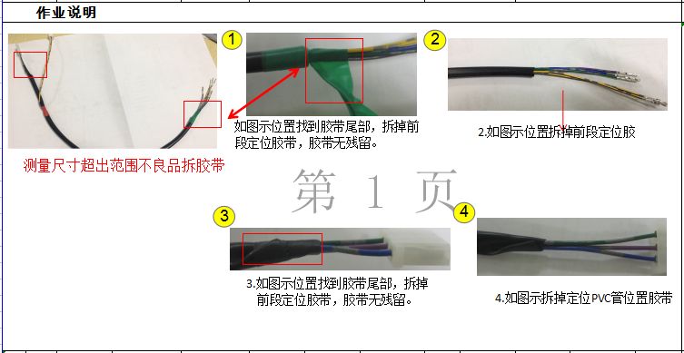 小線束返工指示書制定要點(diǎn)
