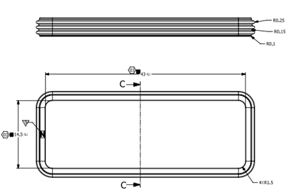 R93450020ARL  膠圈-硅膠(出油)-藍(lán)色