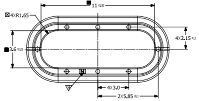 RO5403022ARL  膠圈-硅膠(出油)-藍色