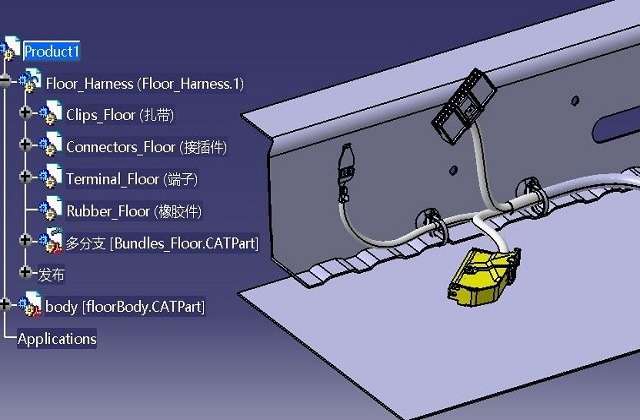 CATIA線束設(shè)計(jì)第6課：創(chuàng)建單根線束
