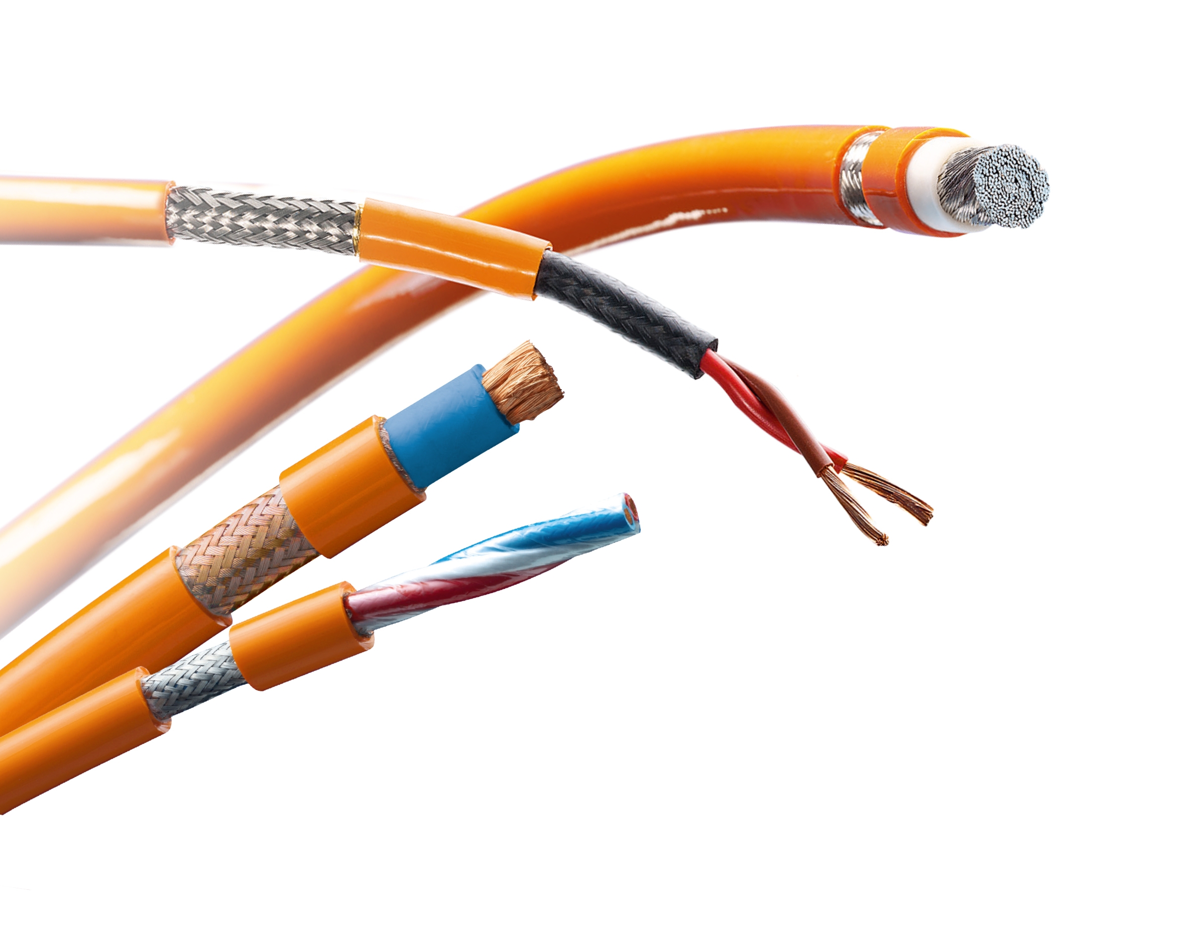 萊尼多芯高壓屏蔽硅膠線 (2-5)x(2,5-6,0平方)-Hivocar? 180G 5X6,0B(S) CBG