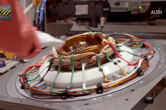 奧迪電動(dòng)汽車的電動(dòng)機(jī)是如何制造的