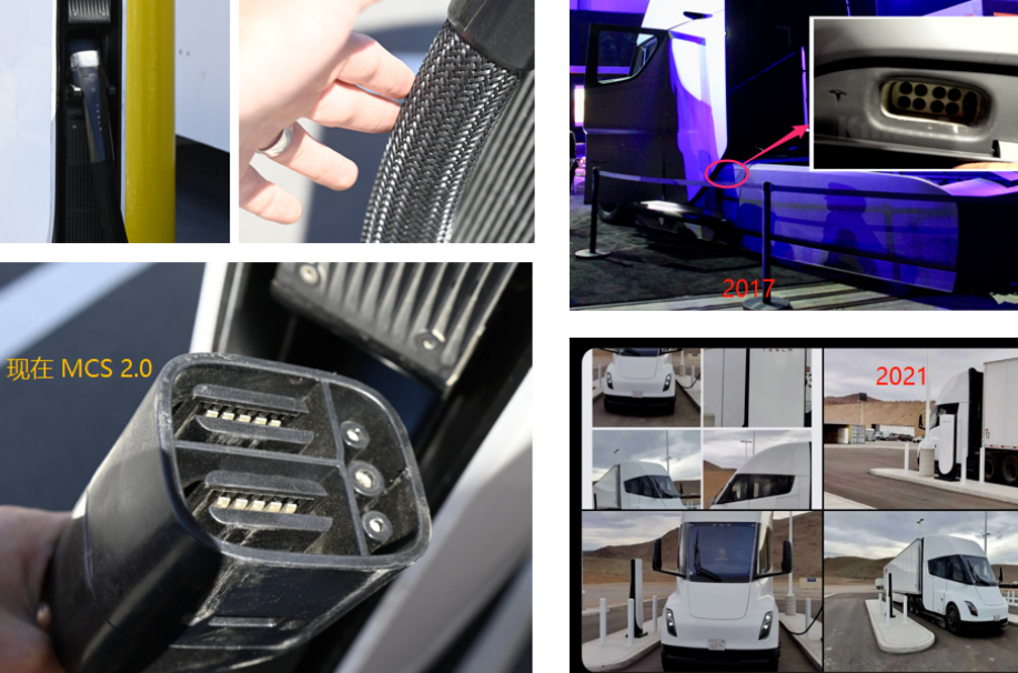 聊聊Tesla semi液冷充電和MW級充電接口對比