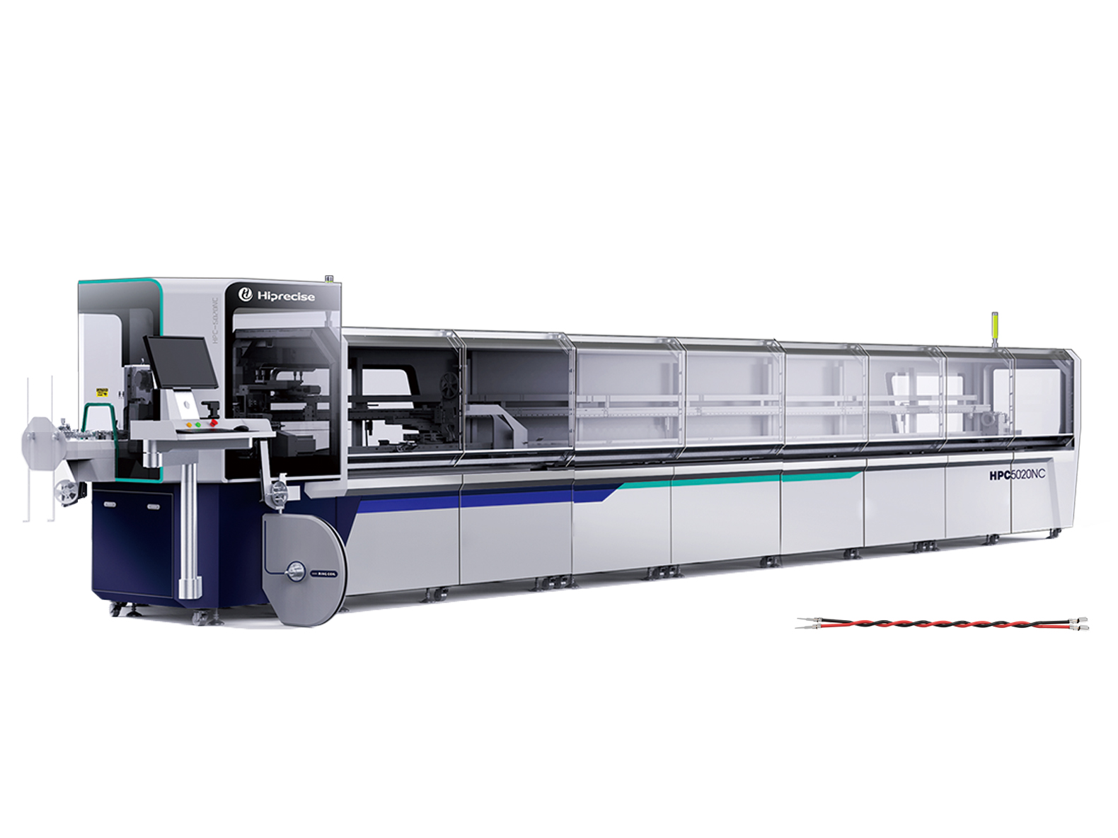 HPC-5020NC-WT 全自動(dòng)端子壓著絞線機(jī)