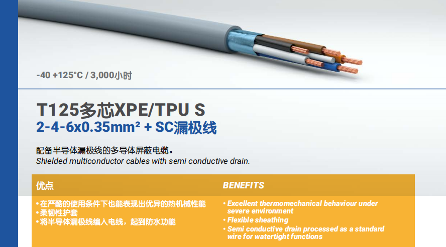 T125多芯XPE/TPU S