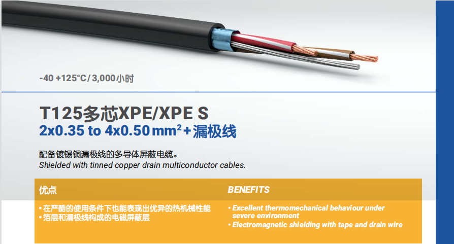 T125多芯XPE/XPE S