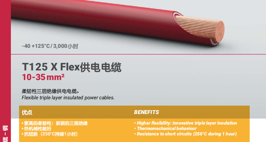 T125 X Flex供電電纜