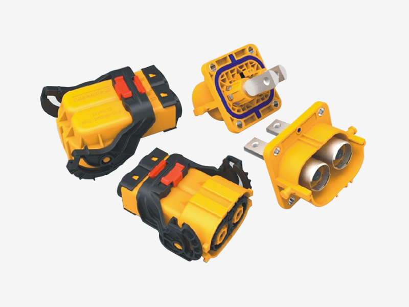 REG1系列高壓大電流塑料屏蔽2芯連接器