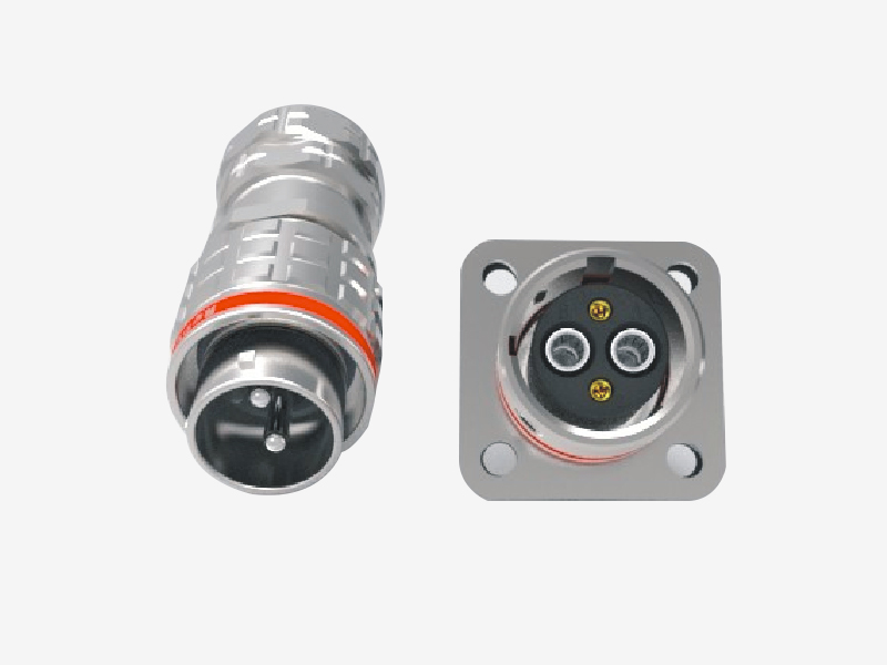 RQB系列C-5金屬2芯40A屏蔽連接器