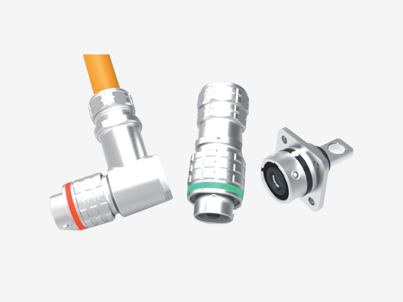 RQD系列圓形金屬推拉式大電流連接器