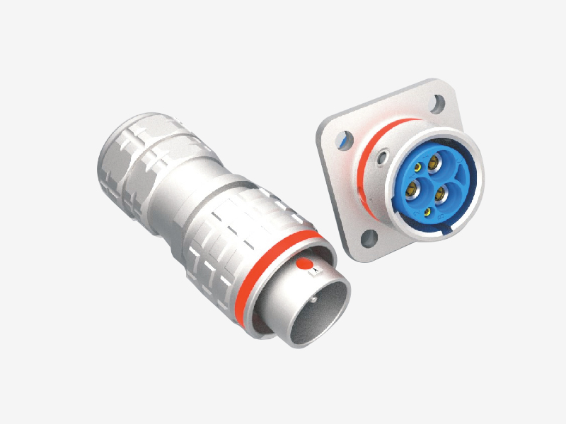 RQB系列C-4金屬3芯40A屏蔽連接器