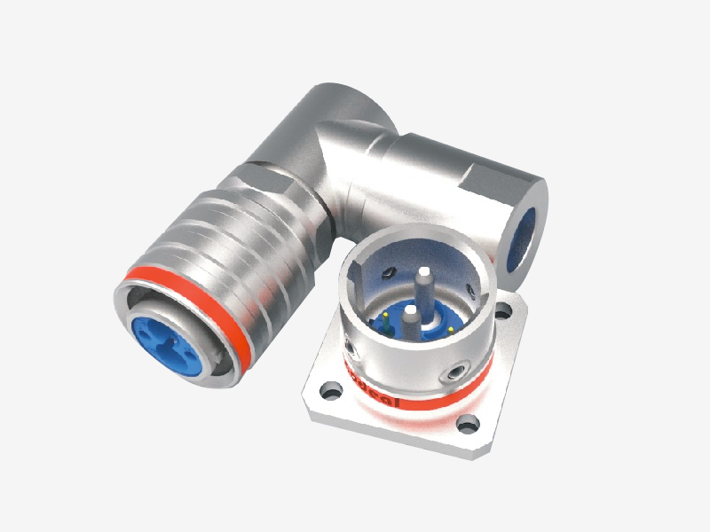 彎式屏蔽小電流連接器