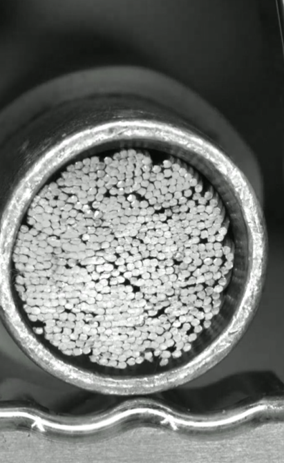 壓接過程展示（120平方電線）